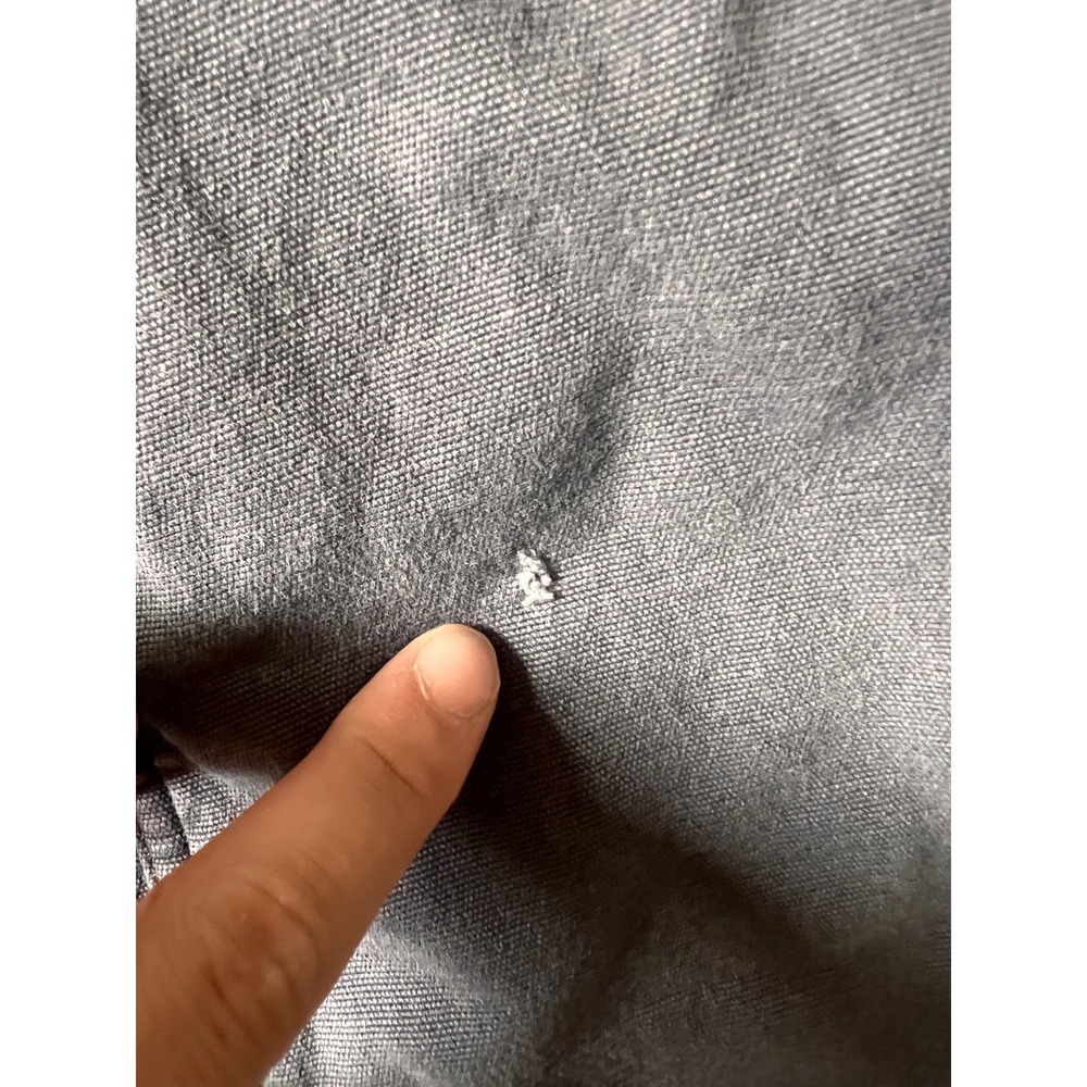 Carhartt Original Fit Fleece Lined Work Pants Gray Canvas Utility Womens 6 Short - Picture 4 of 5
